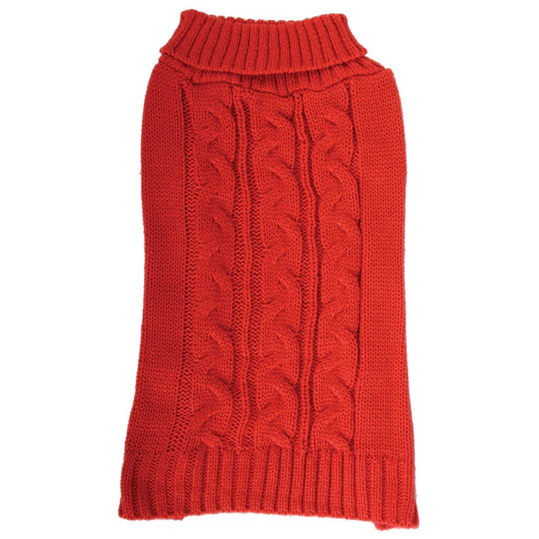 Dog Sweater Cable Girl, 60cm, 3 Asstd Colours - Image 2
