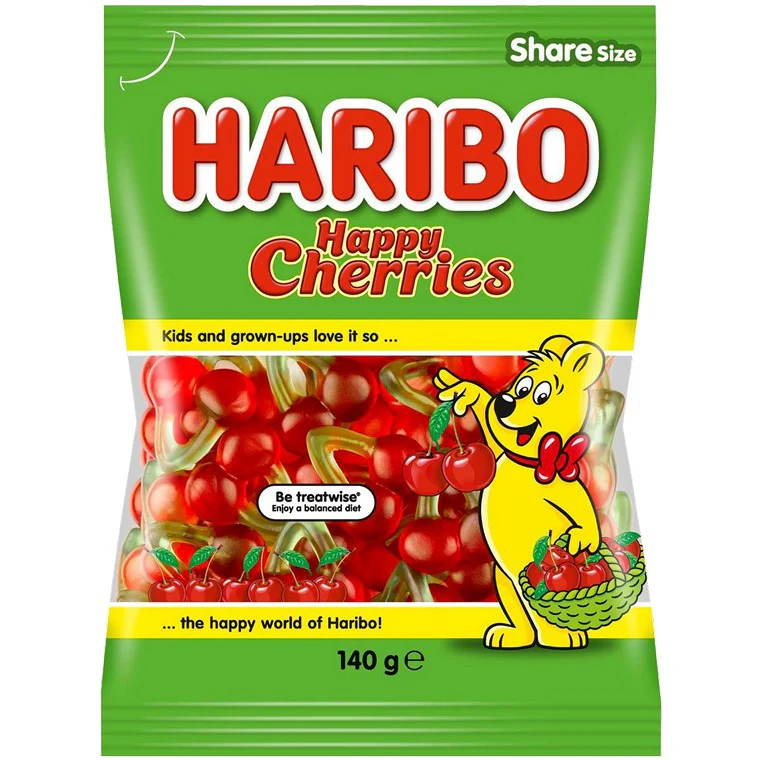 Haribo Happy Cherries, 140g