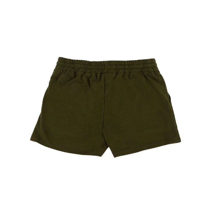 Khaki Pull-On Shorts, Size M - Image 2