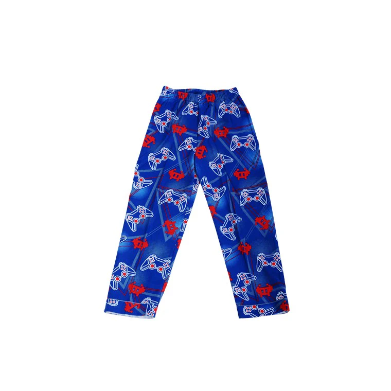 Flannel PJ Set, Gamer, Size 12 - Image 4