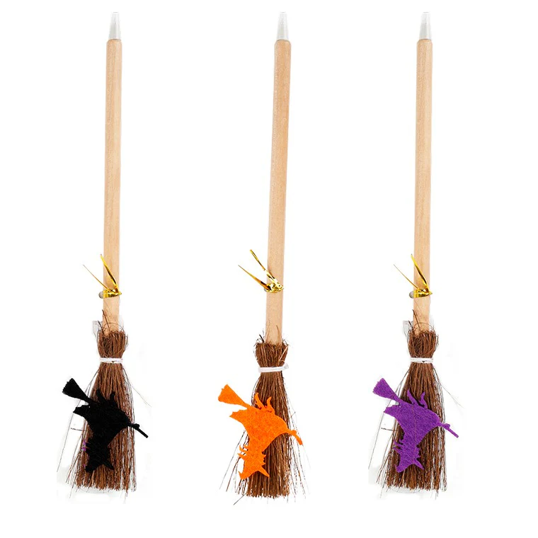 Novelty Witches Broom Pen, Asstd - Image 4