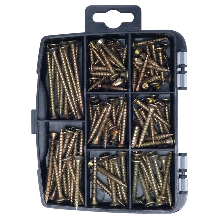 Fasteners & Fixings, Countersunk Chipboard MDF Screws, 110pc - Image 2