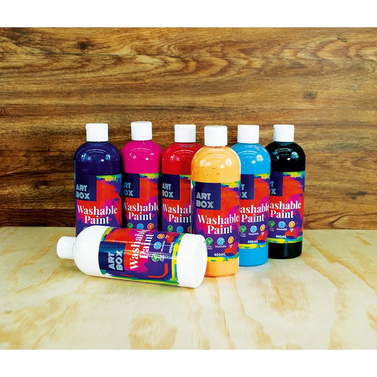 Washable Paint, Orange, 400ml - Image 2