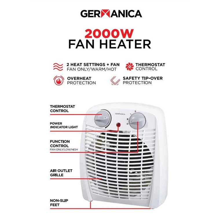 Germanica Fan Heater - Image 3