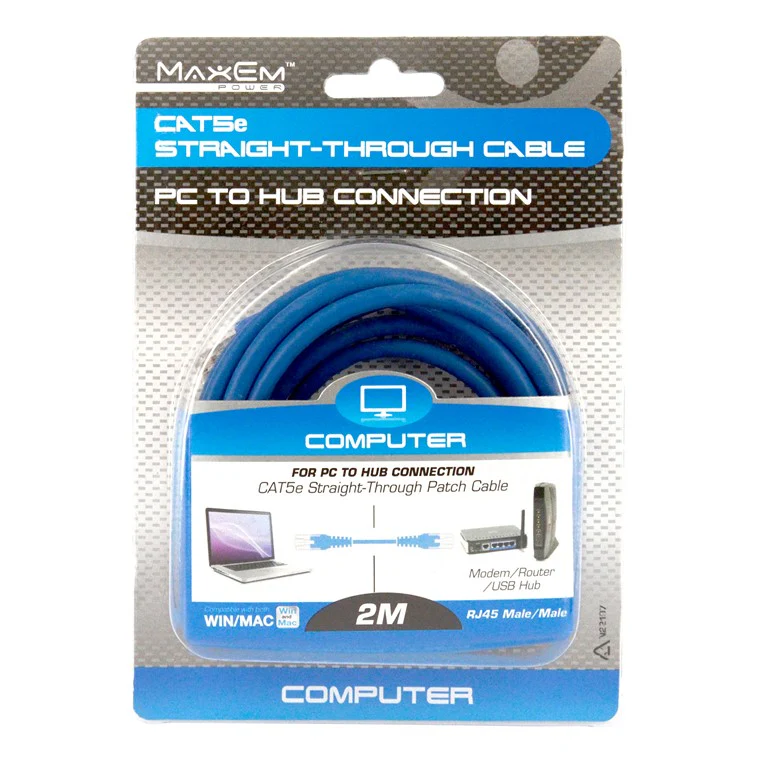 Maxem Cable Straight Through, 2m - Image 2