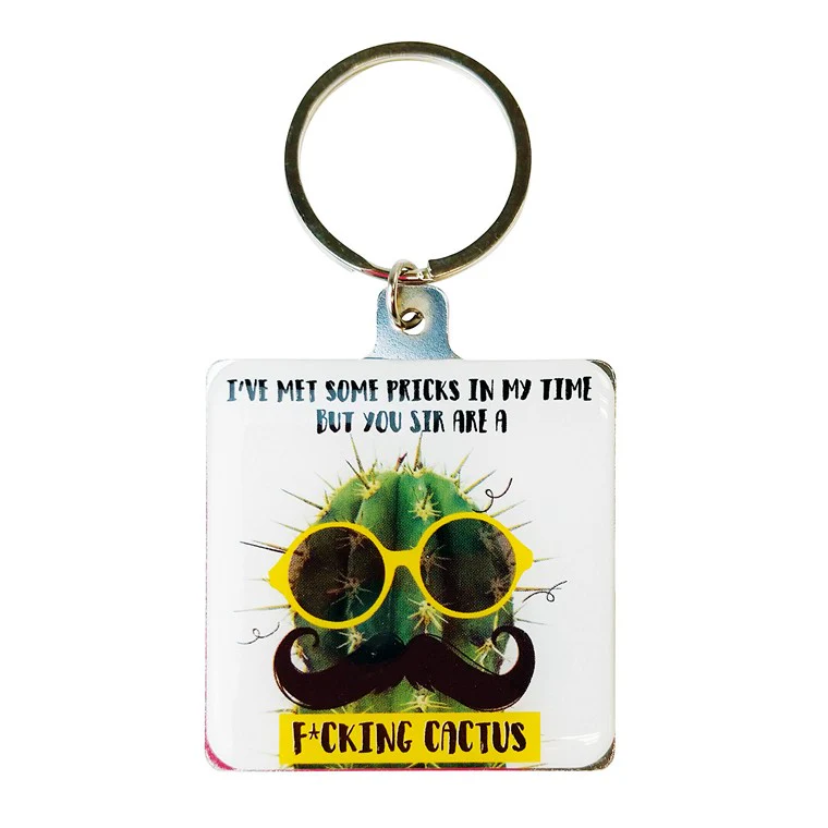 Frankly Funny Key Ring, 4 Asstd Designs - Image 3