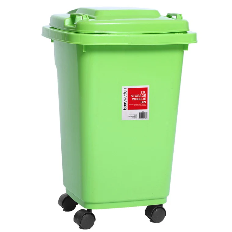 Wheelie Bin, 32L, 4 Asstd Colours - Image 4