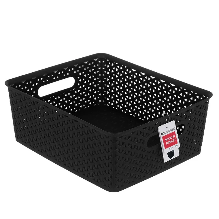 Box Sweden Wicker Design Basket, Asstd, 35cm - Image 3