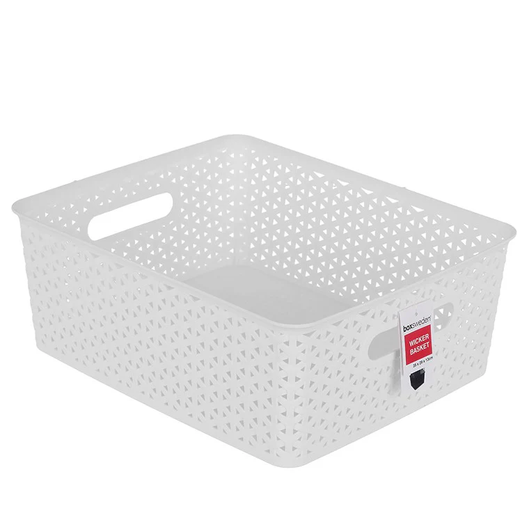 Box Sweden Wicker Design Basket, Asstd, 35cm - Image 4