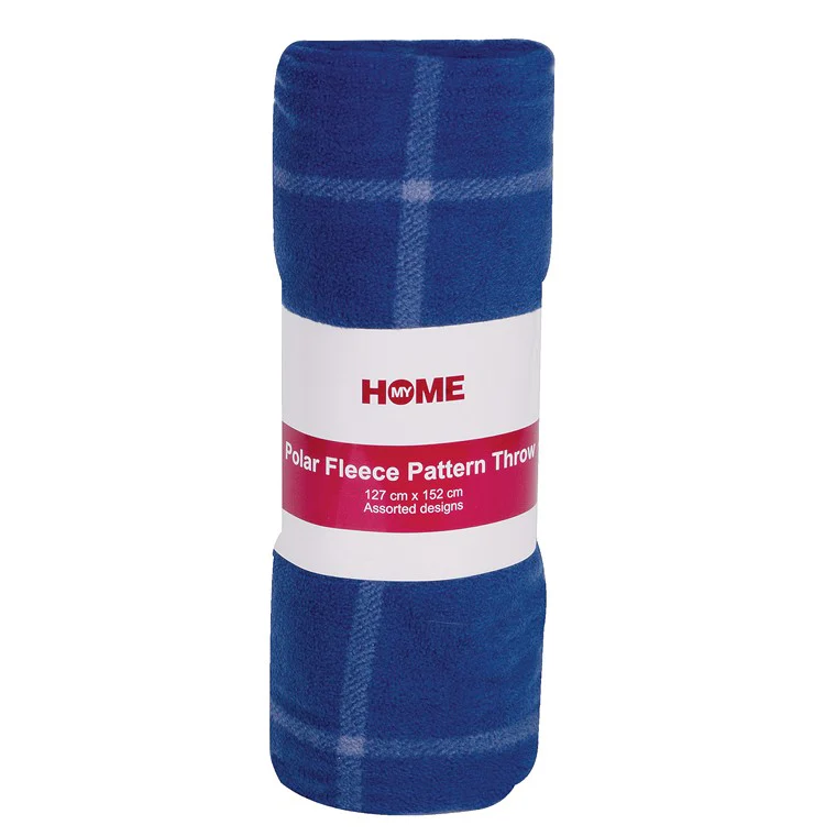 Polar Fleece Patterned Throw Rug, Asstd Designs - Image 3